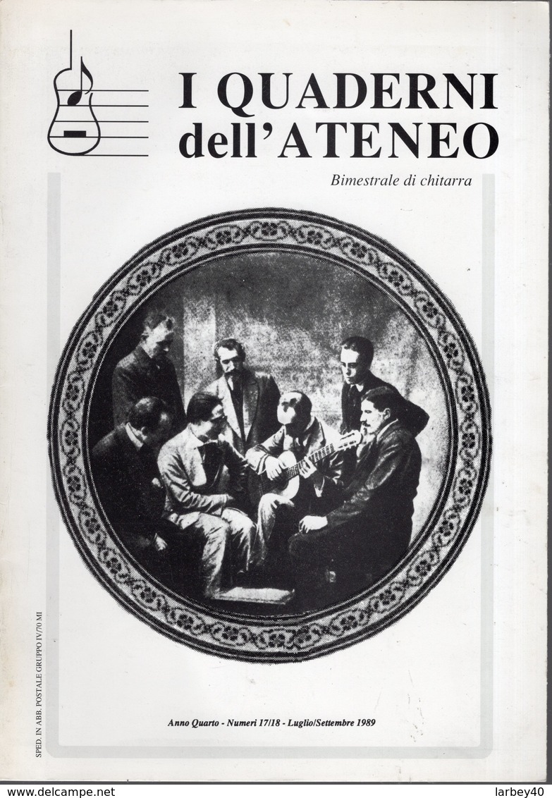 Revue De Musique -  I Quaderni Dell Ateneo N° 17-18 - 1989 - Musik