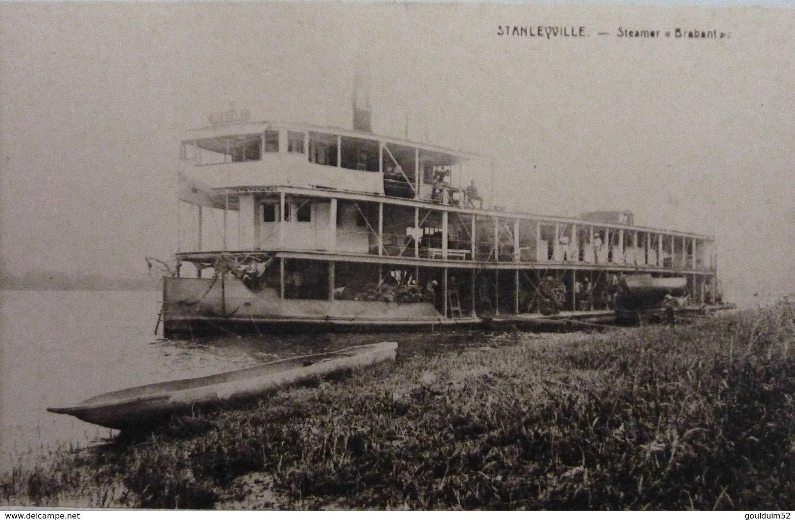 Stanleyville : Steamer Brabant - Congo Belge