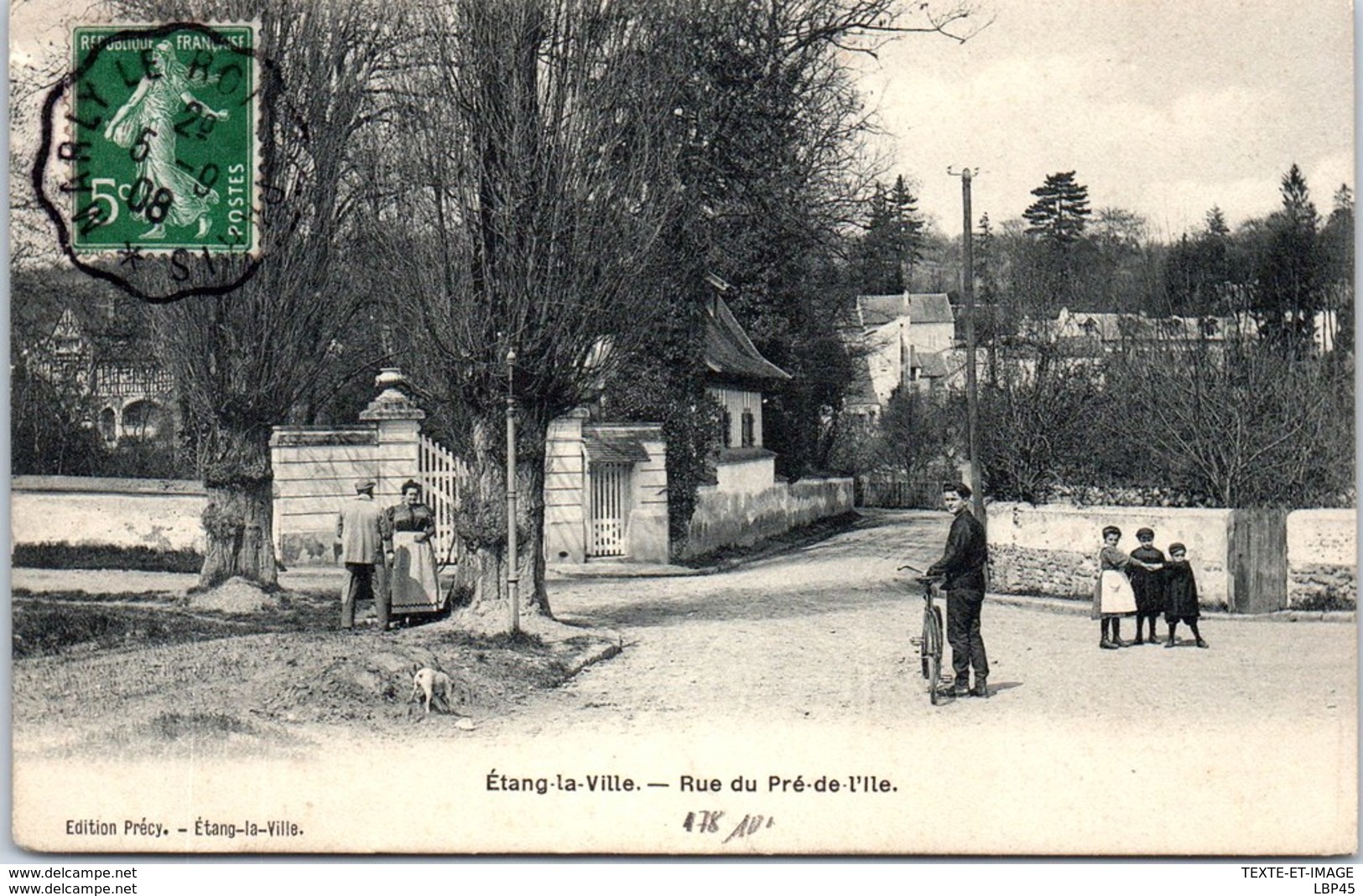 78 ETANG LA VILLE - Rue Du Pré De L'ile. - Autres & Non Classés