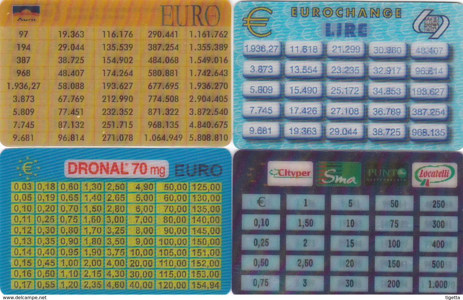 LOTTO DI N° 4 EUROCONVERTITORI - Altri & Non Classificati