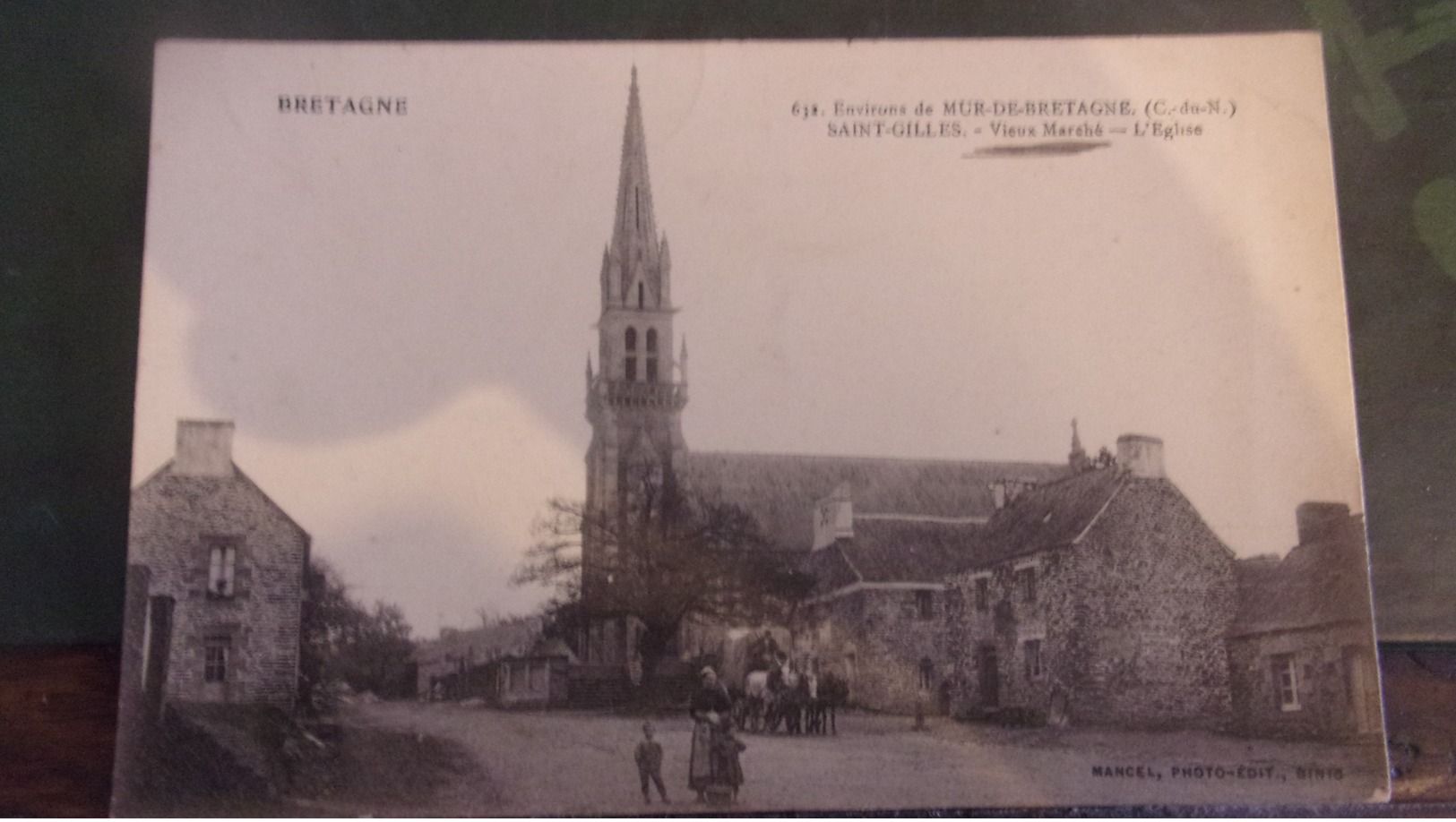 22 ST GILLES VIEUX MARCHE L EGLISE  1908 - Saint-Gilles-Vieux-Marché