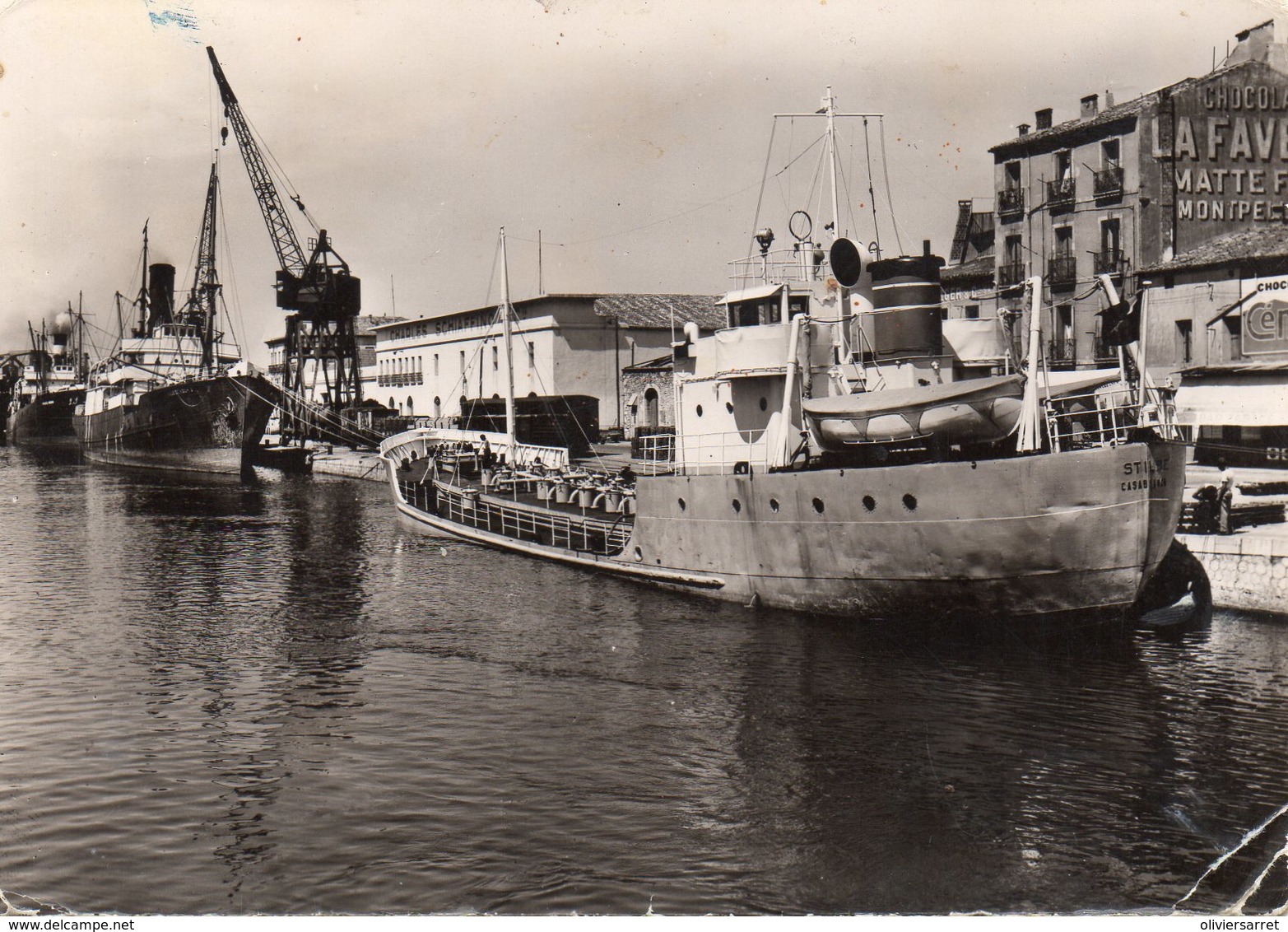 Sete Quai D'orient  Angle En Bas A Droite  Plié - Sete (Cette)