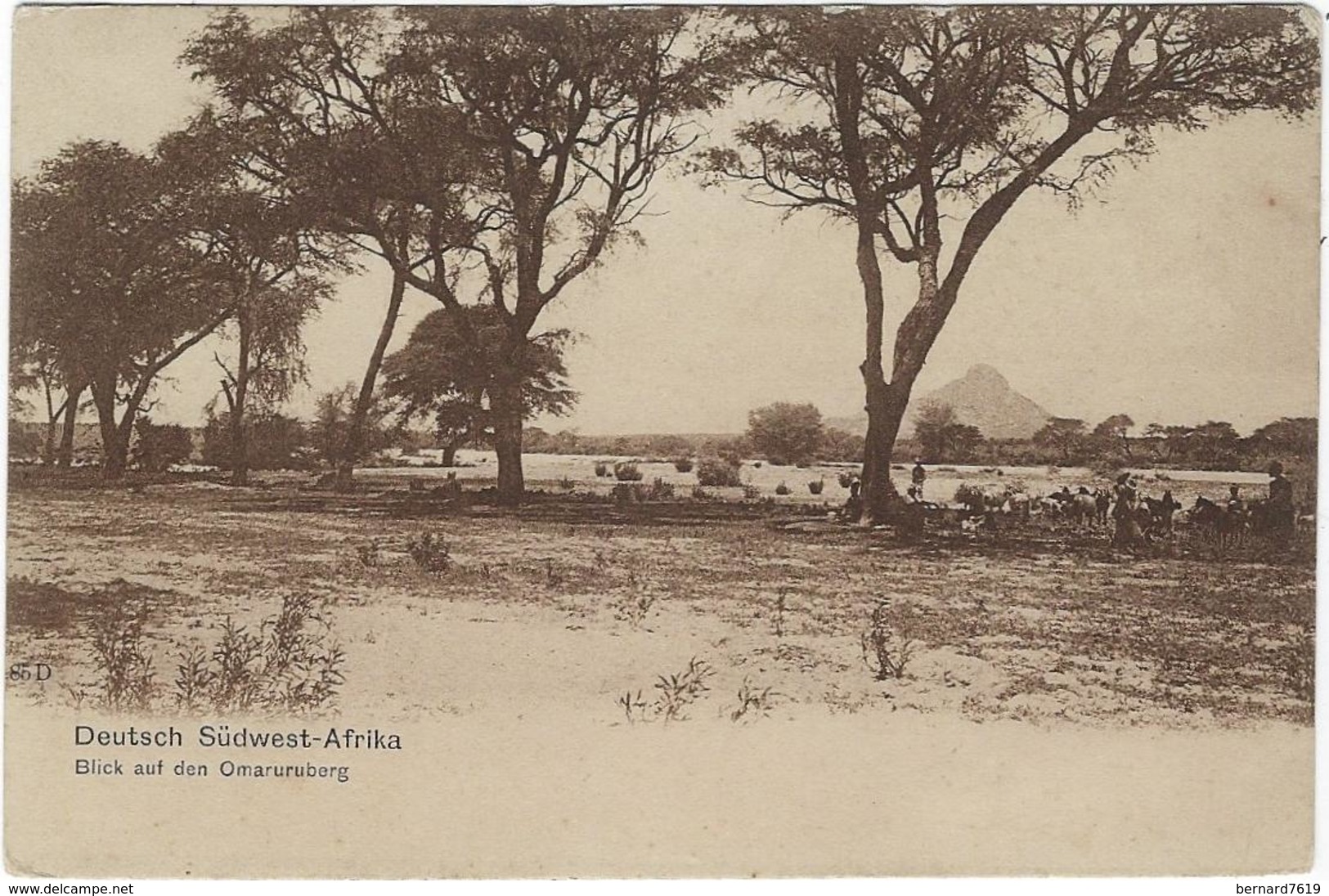 Namibie  Deutsch Sudwest Afrika  Blick Auf Den Omaruruberg   Carl Muller  Hoftr Altenburg - Namibië