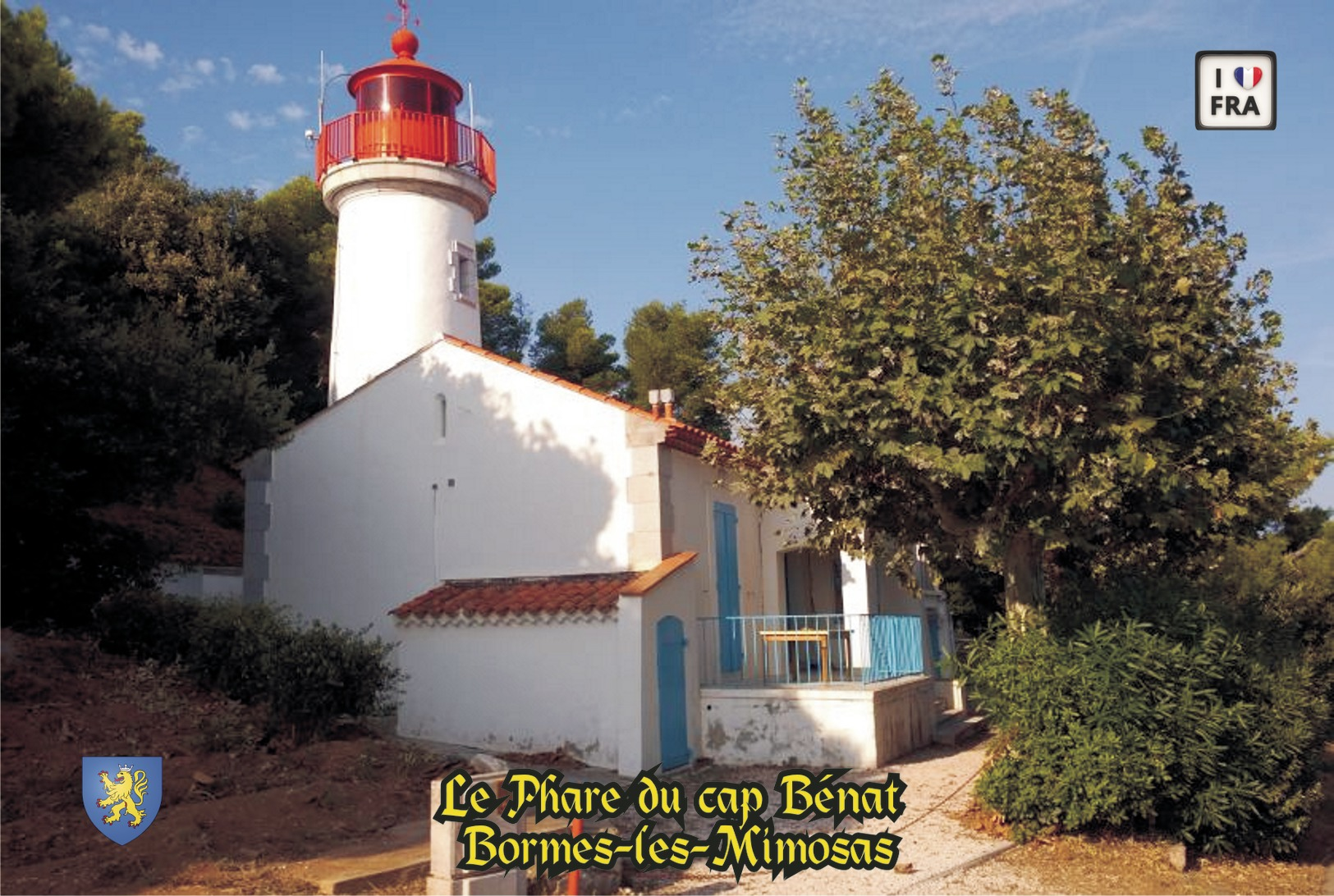 Set 6 Cartes Postales, Phares, Lighthouses Of Europe, France, Bormes-les-Mimosas, Le Phare Du Cap Bénat - Fari