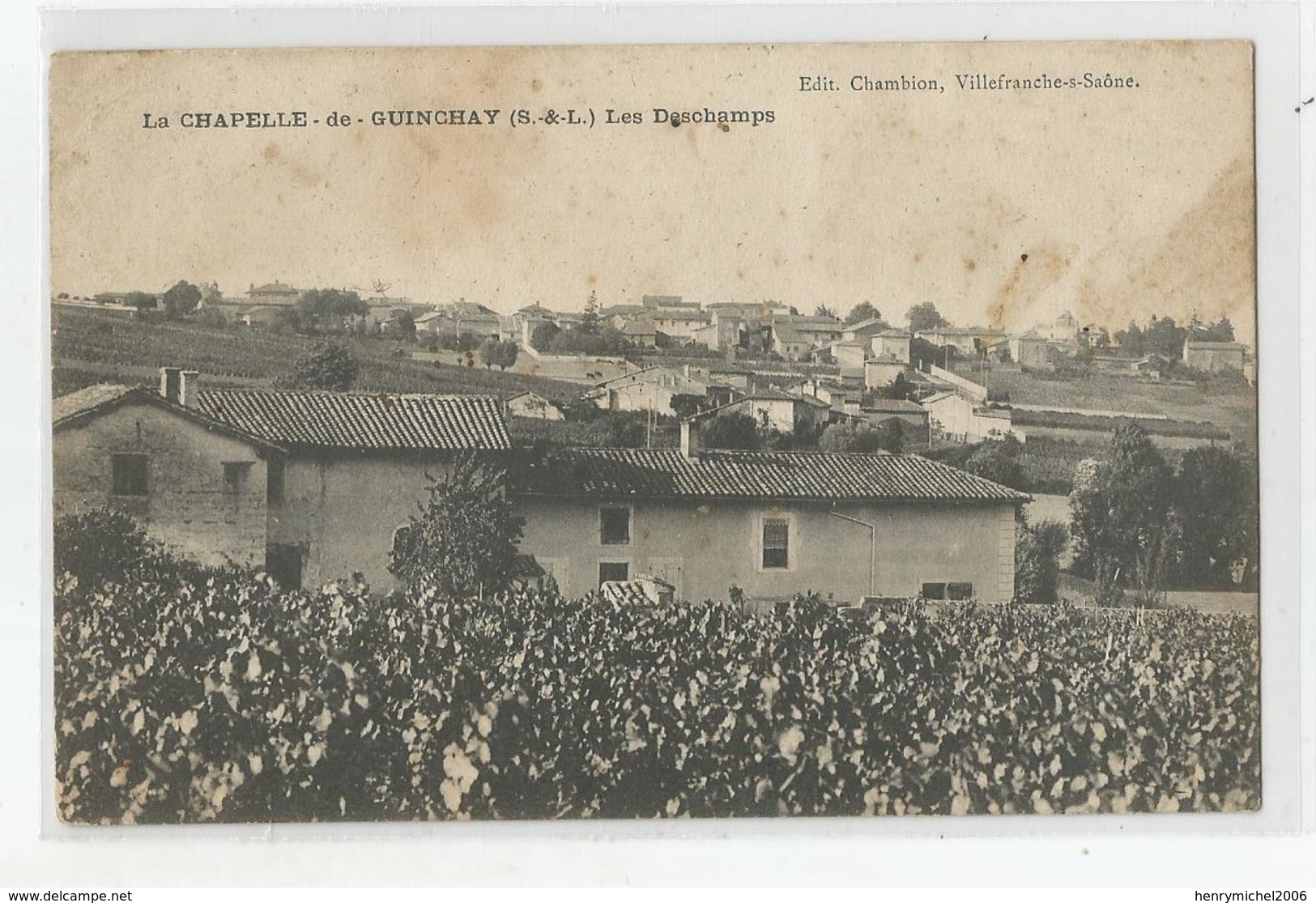 71 La Chapelle De Guinchay Les Deschamps Ed Chambion , Villefranche Sur Saone - Autres & Non Classés