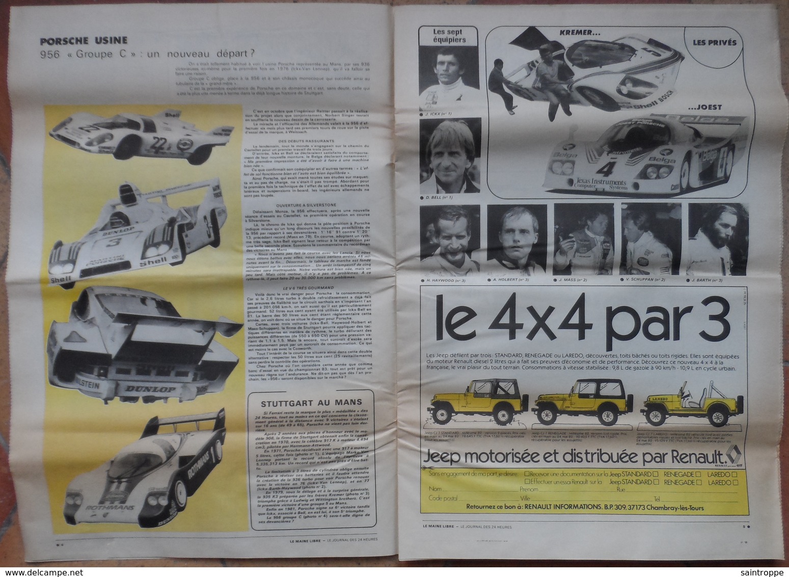 24 H Du Mans 1982. Quel 50° Anniversaire Pour Rondeau. - 1950 à Nos Jours