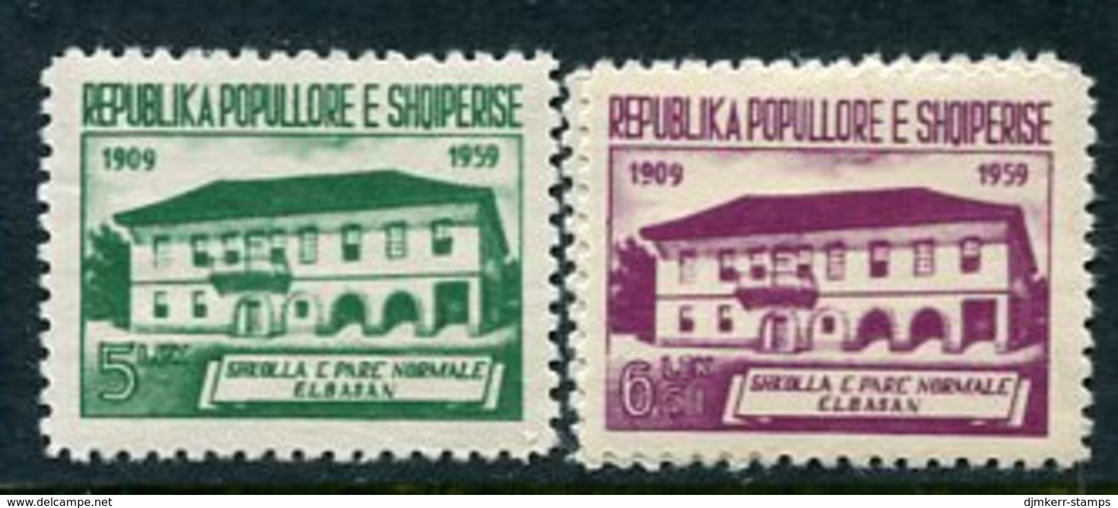 ALBANIA 1960 First Normal School MNH / **  Michel 607-08 - Albanien