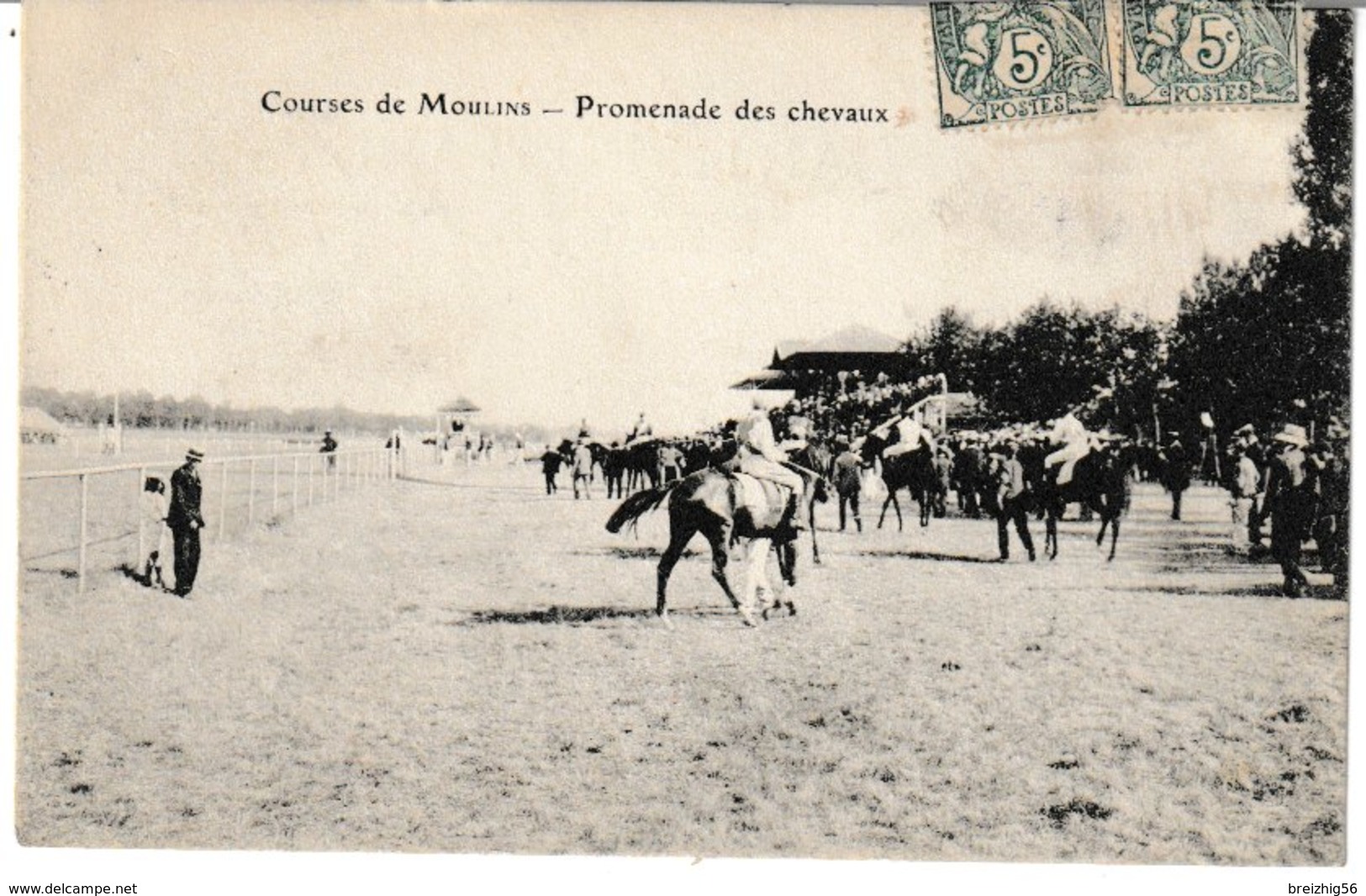 Allier Courses De MOULINS Promenade Des Chevaux (hippisme) - Moulins