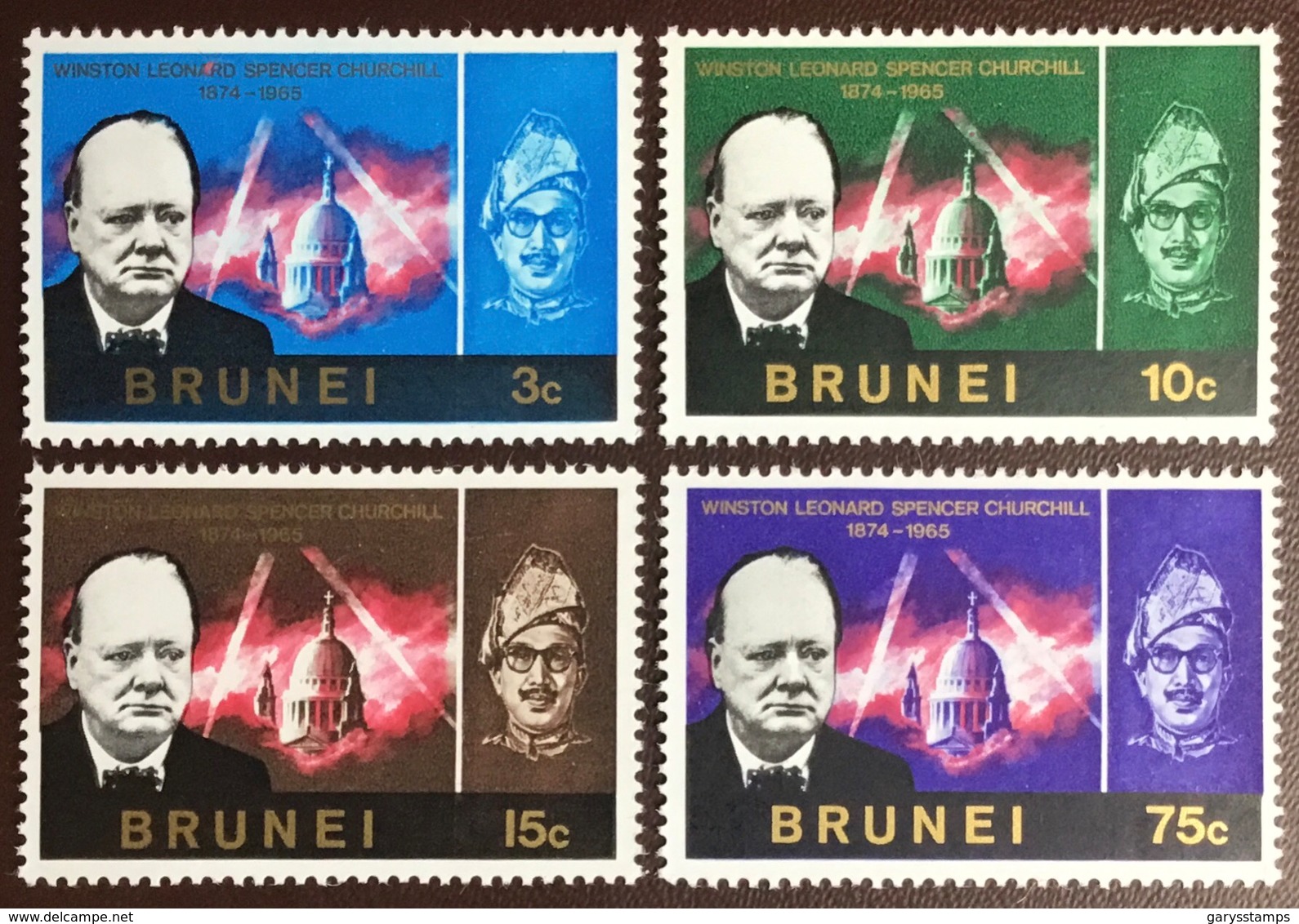 Brunei 1966 Churchill MNH - Brunei (...-1984)