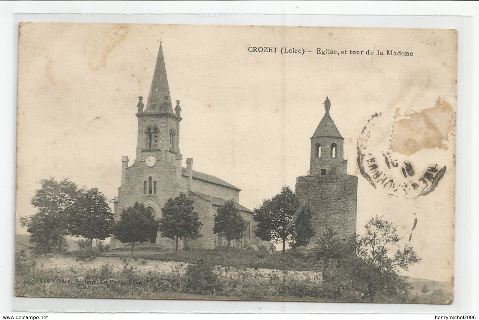 42 Loire Crozet église Et Tour De La Madone - Autres & Non Classés