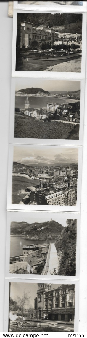 Cuaderno De 15 Vistas Fotos De Miniatura - ESPANA - Recuardo De San Sebastian - 1957 - Sin Clasificación