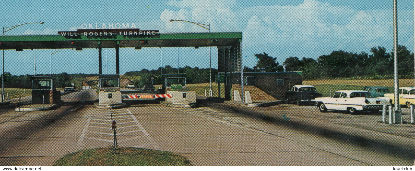 Will Rogers Turnpike: DODGE DART SENECA '60 - Super Highway, Glass House Restaurant, The Entrance - (Oklahoma) - Passenger Cars