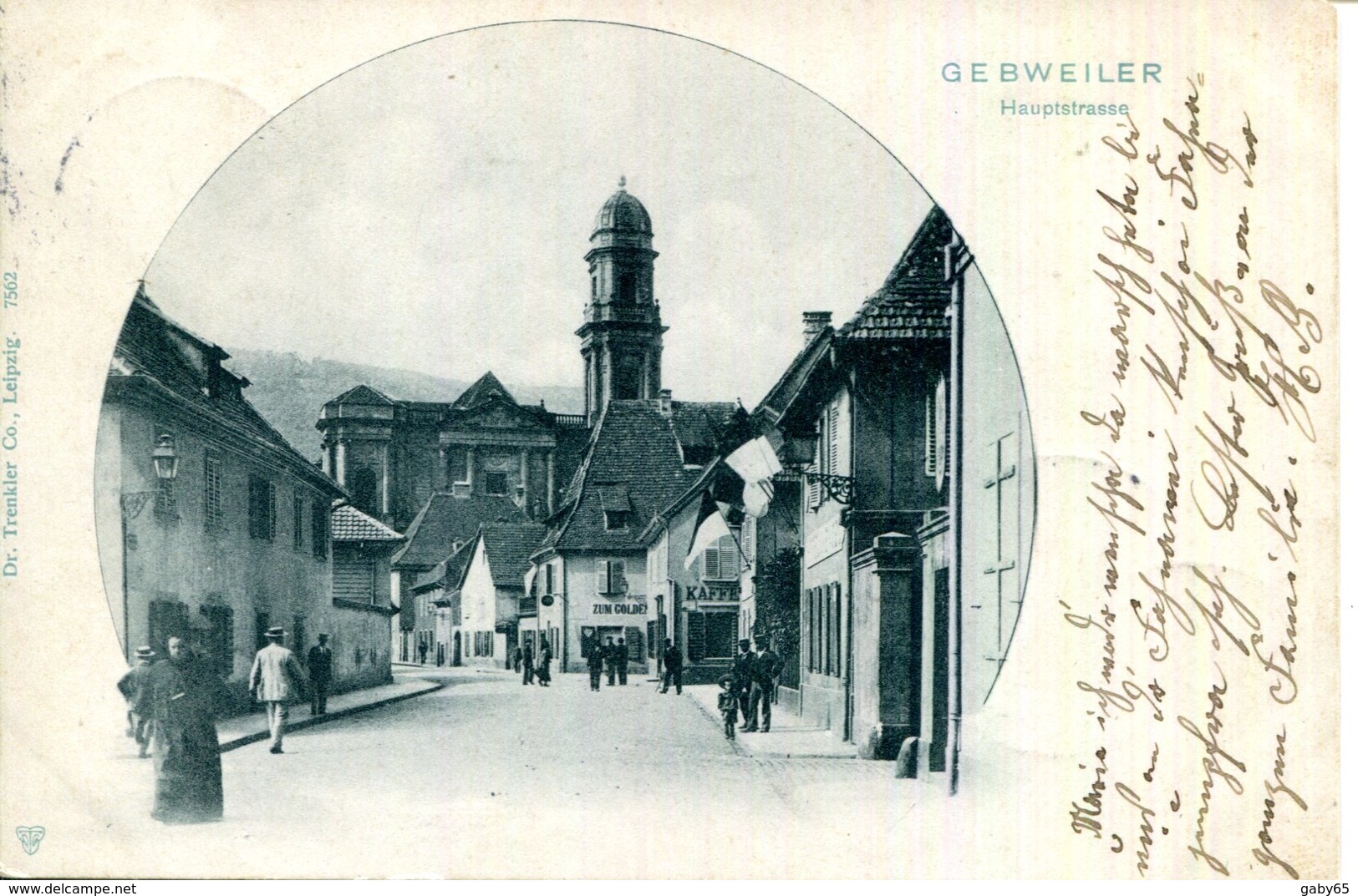 CPA.68.HAUT RHIN.GEBWEILER.HAUPTSTRASSE. - Guebwiller