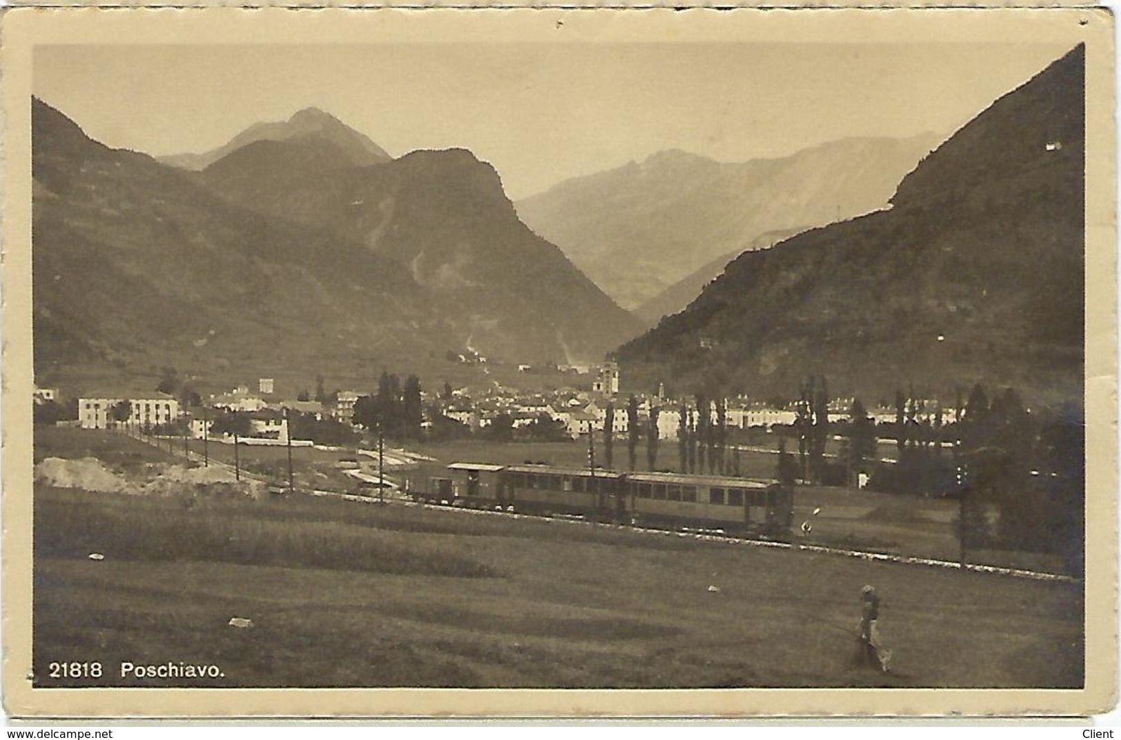 SCHWEIZ - SEHR SELTEN - Poschiavo 1914 - Poschiavo