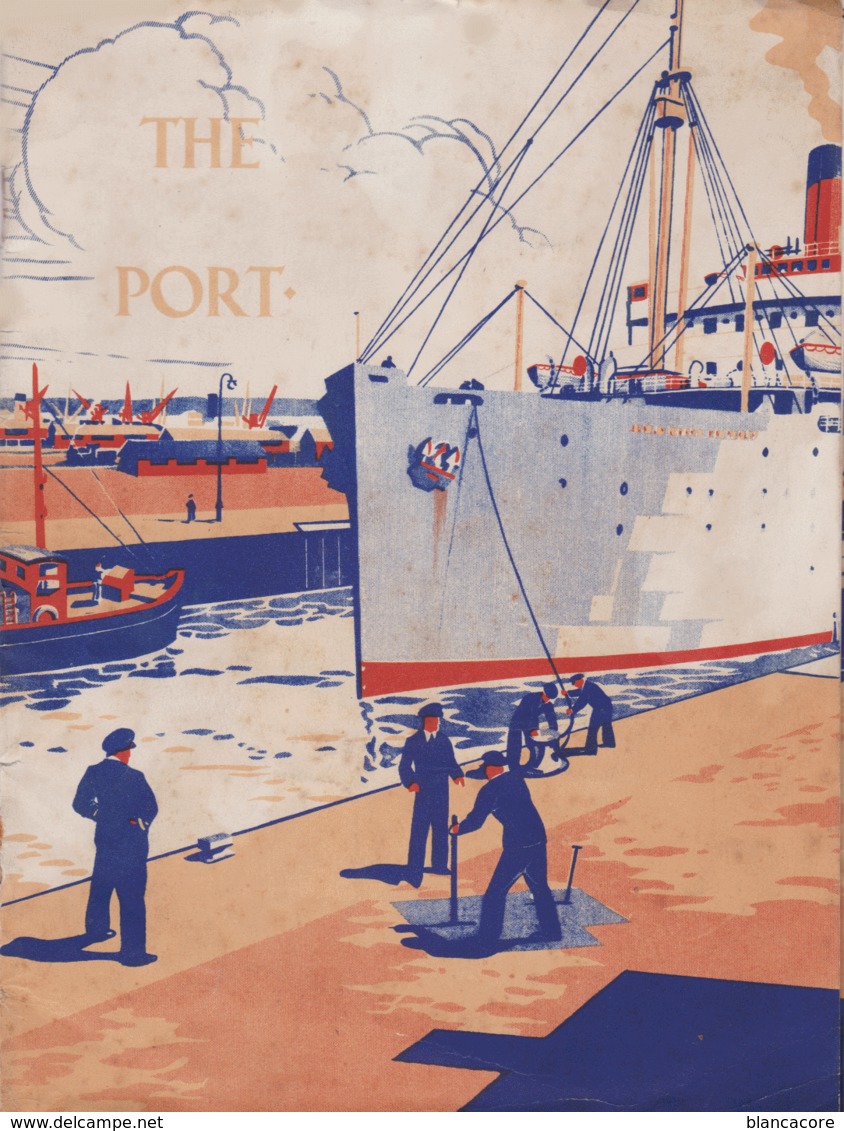 THE PORT OF LONDON 1933 / 32 Pages + Carte Plan - Europe