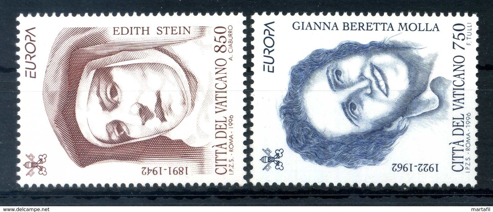 1996 VATICANO SET MNH ** - Neufs