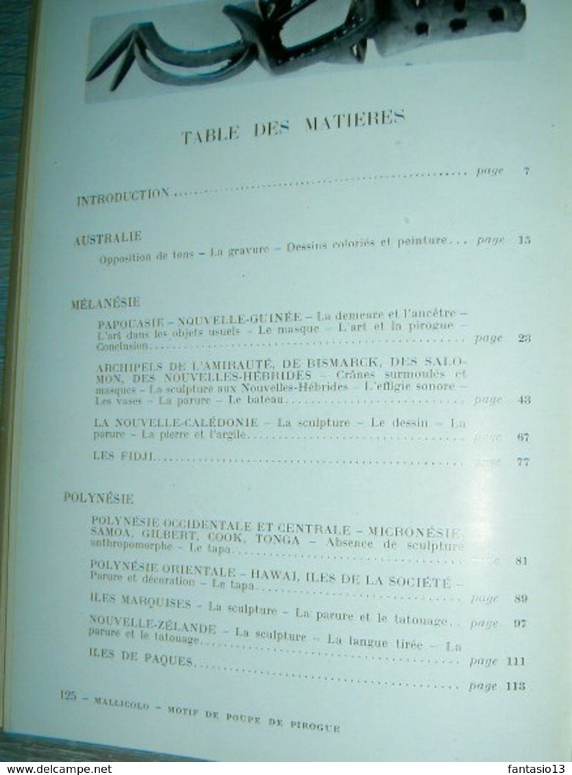 Arts de l'Océanie Maurice Leenhardt 1947 Ethnologie Australie Polynésie Madagascar Océanie Fidji Marquises etc