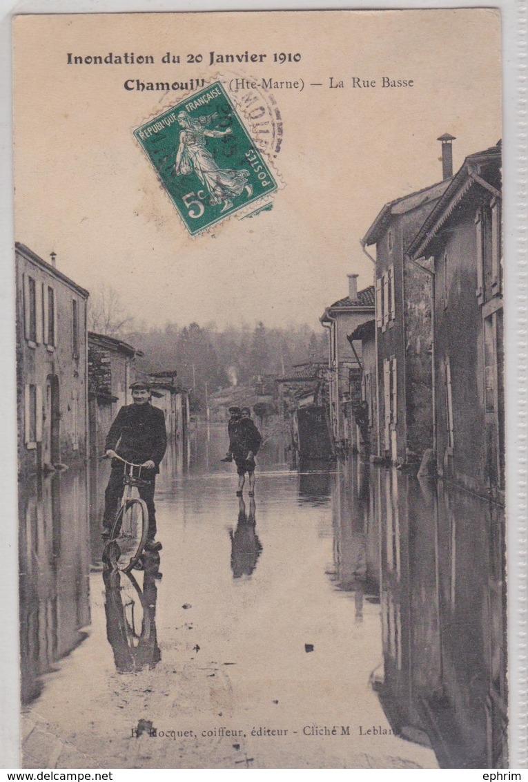 Chamouilley - Inondation 1910 - La Rue Basse - Sonstige & Ohne Zuordnung