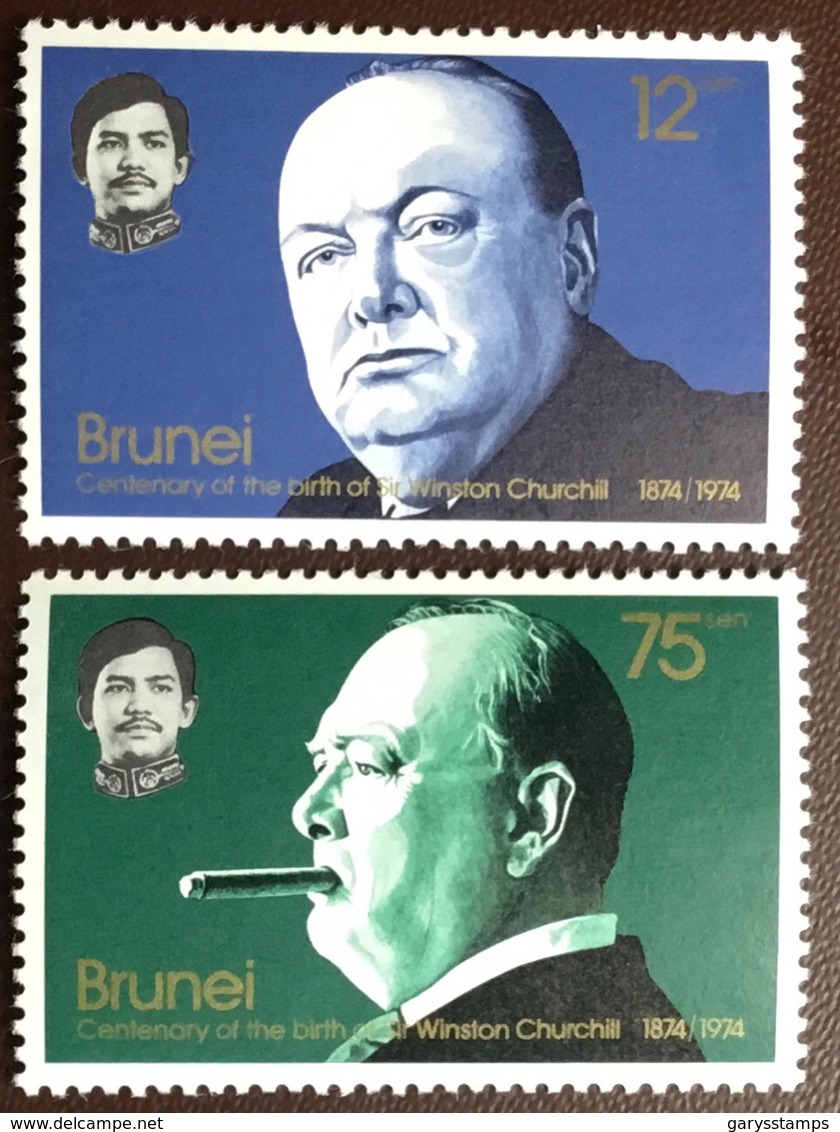 Brunei 1974 Churchill MNH - Brunei (...-1984)