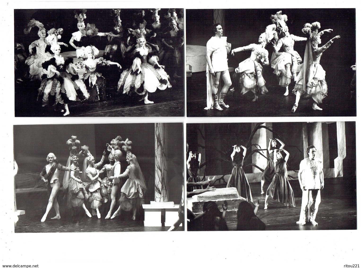 Lot 6 - Photographie - Spectacle Opéra Opérette  - Artiste En Costume - Femme Homme - Théâtre & Déguisements