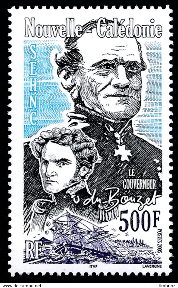 NOUV.-CALEDONIE 2005 - Yv. 954 **   Faciale= 4,19 EUR - Gouverneur Du Bouzet  ..Réf.NCE25581 - Unused Stamps