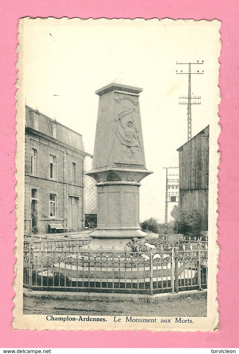 C.P. Champlon  =  Monument  1914-1918 - Tenneville