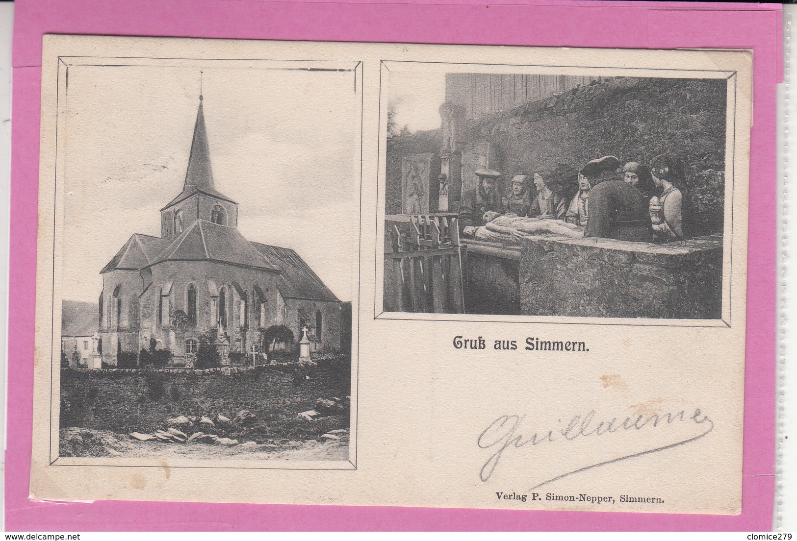 Luxembourg   église Carte    1907   SIMMER - Altri & Non Classificati