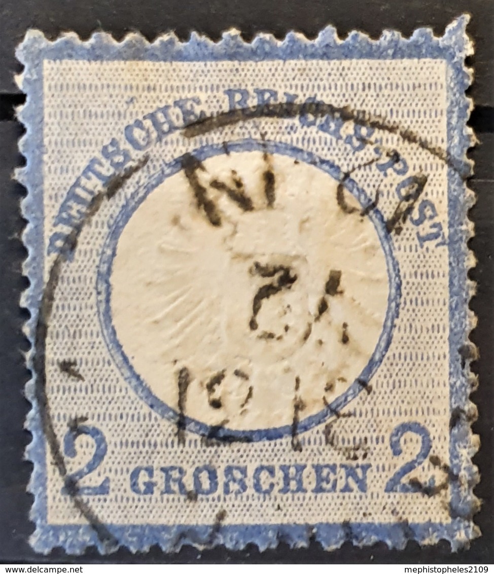 DEUTSCHES REICH 1872 - Canceled - Mi 20 - Grosses Brustschild 2g - Oblitérés