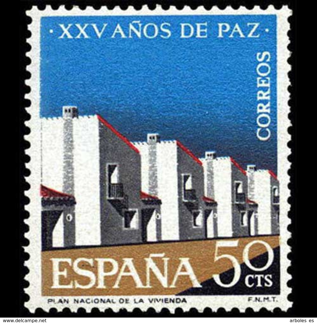 XXV AÑOS DE PAZ - AÑO 1964 - Nº EDIFIL 1579 - Nuevos