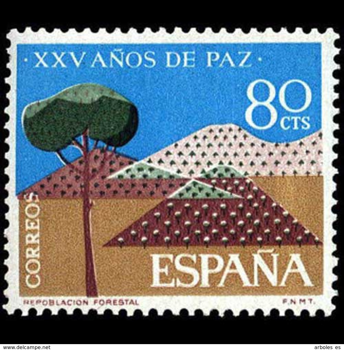 XXV AÑOS DE PAZ - AÑO 1964 - Nº EDIFIL 1581 - Nuevos