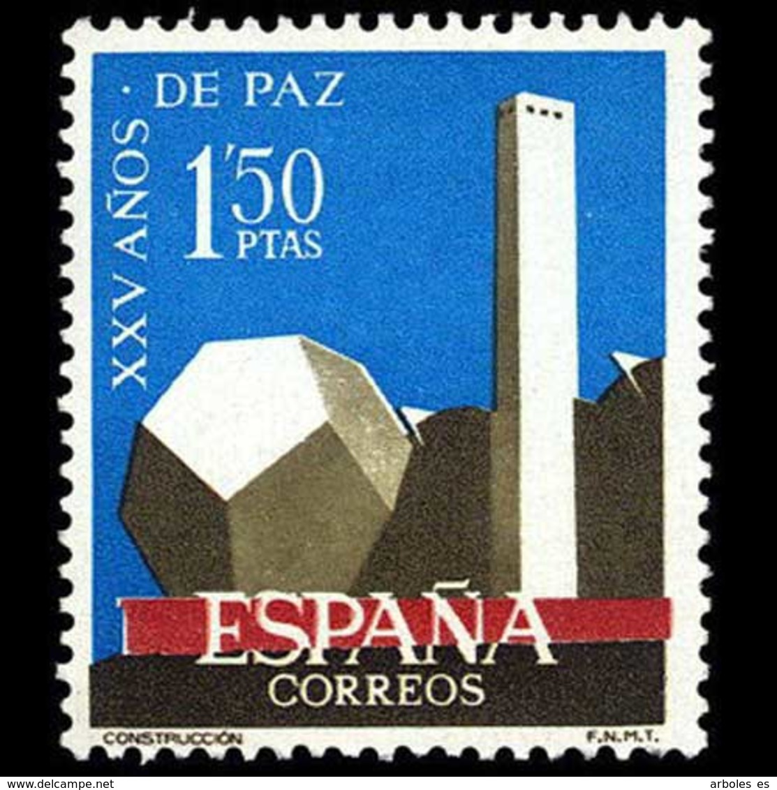 XXV AÑOS DE PAZ - AÑO 1964 - Nº EDIFIL 1583 - Nuevos