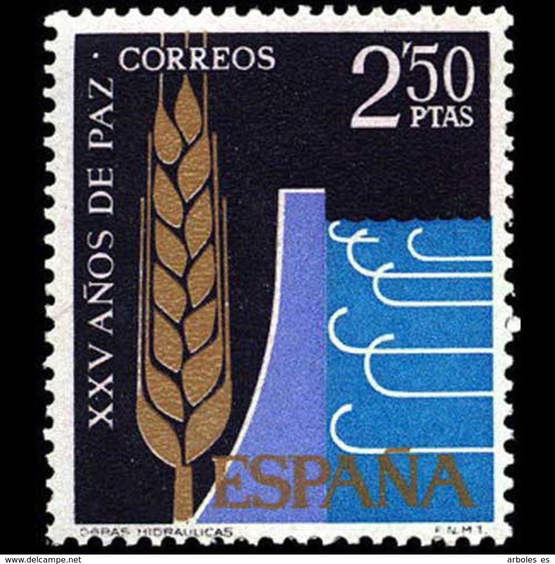 XXV AÑOS DE PAZ - AÑO 1964 - Nº EDIFIL 1585 - Nuevos