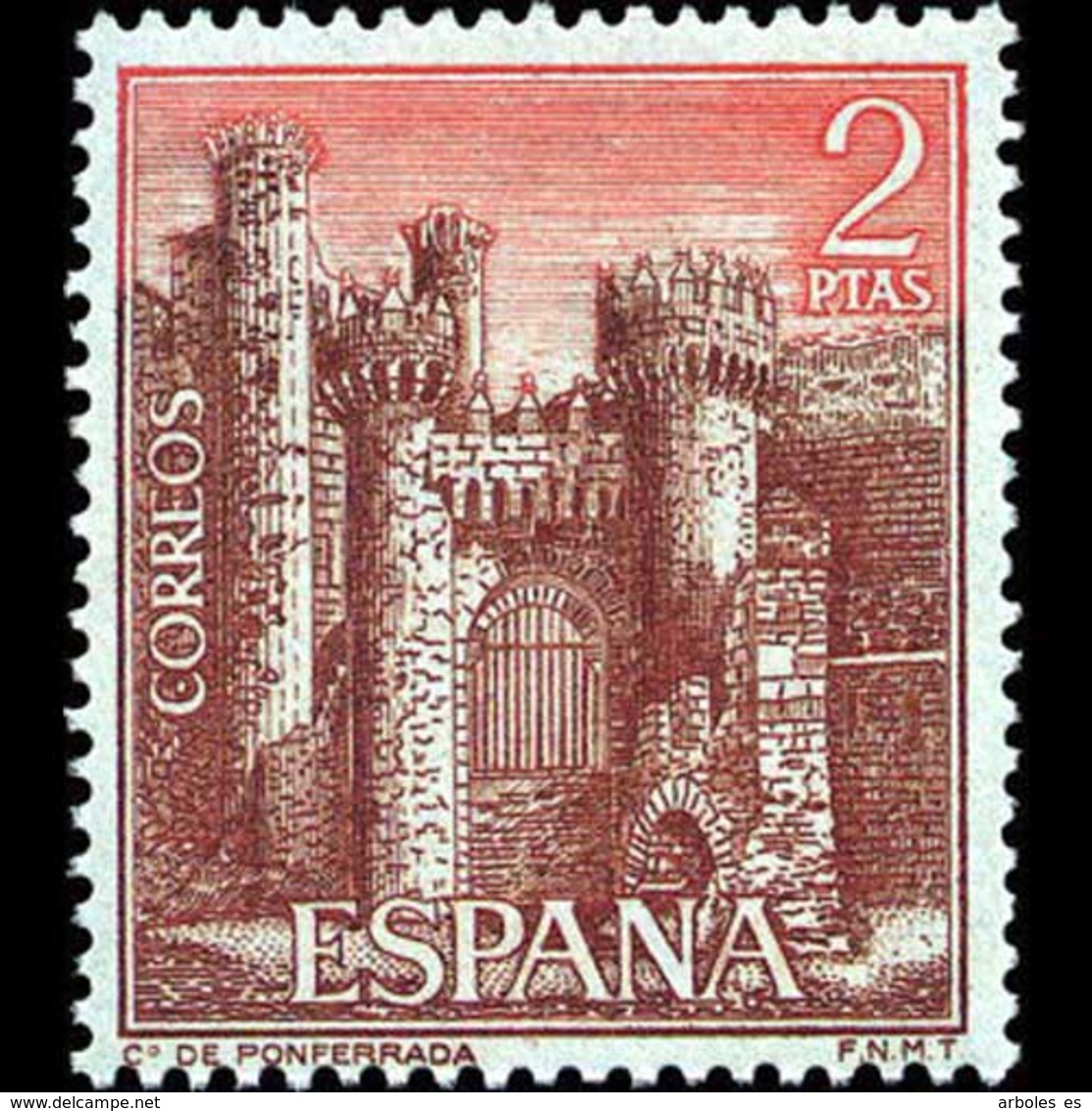 CASTILLOS ESPAÑA - AÑO 1967 - Nº EDIFIL 1812 - Nuevos