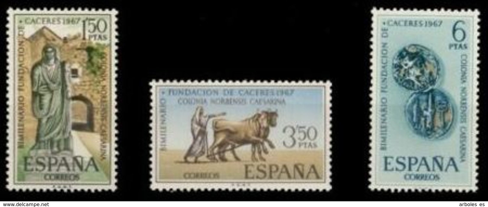 FUNDACION CACERES - AÑO 1967 - Nº EDIFIL 1827-29 - Nuevos