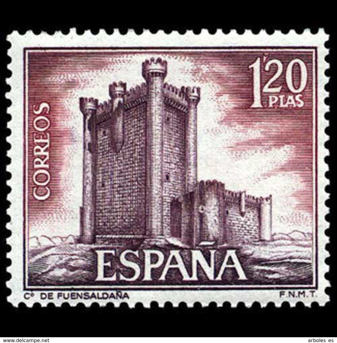 CASTILLOS ESPAÑA - AÑO 1968 - Nº EDIFIL 1881 - Nuevos