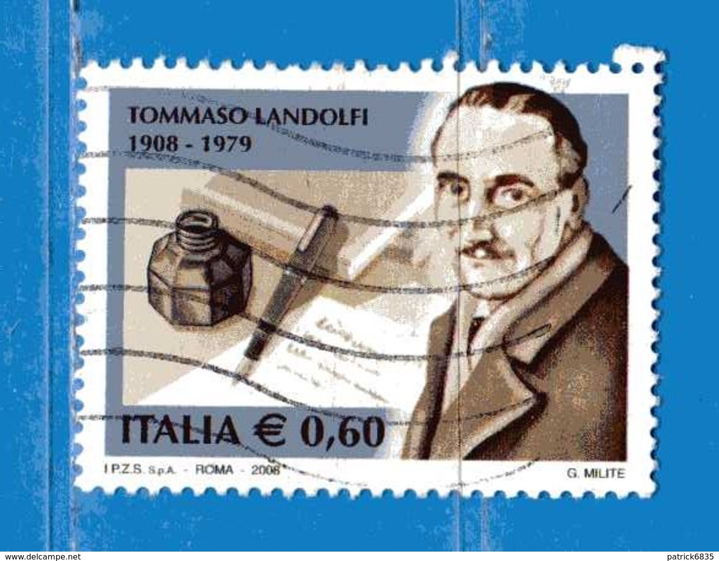 Italia ° - Anno 2008 - TOMMASO LANDOLFI,  Unif. 3095. - 2001-10: Usati