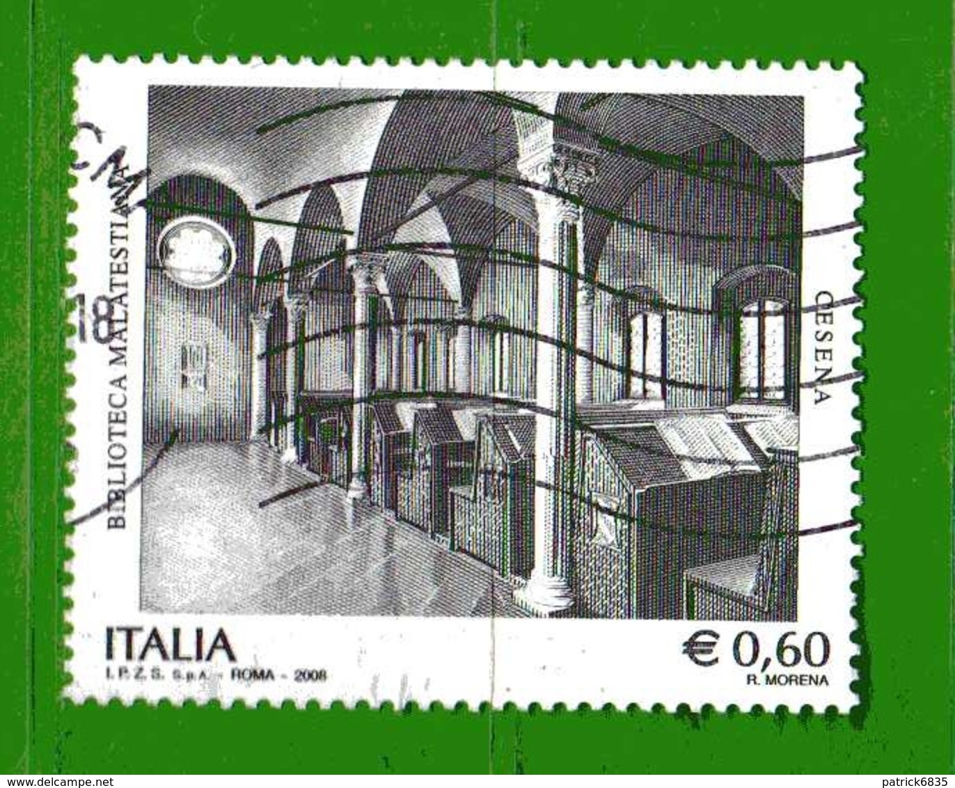 Italia ° - Anno 2008 -  BIBLIOTECA MALATESTIANA,  Unif. 3107. - 2001-10: Usati