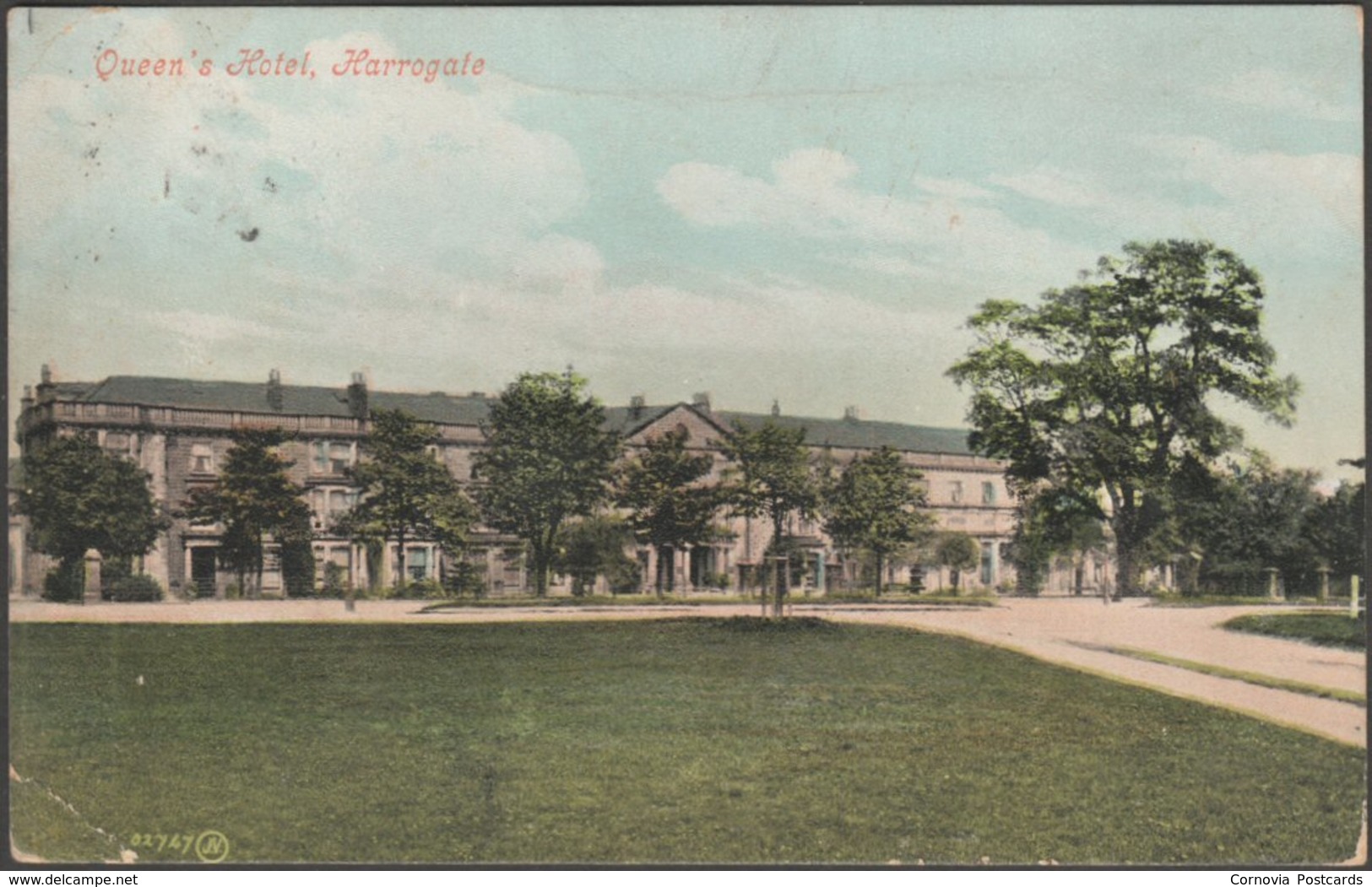 Queen's Hotel, Harrogate, Yorkshire, 1906 - Valentine's Postcard - Harrogate