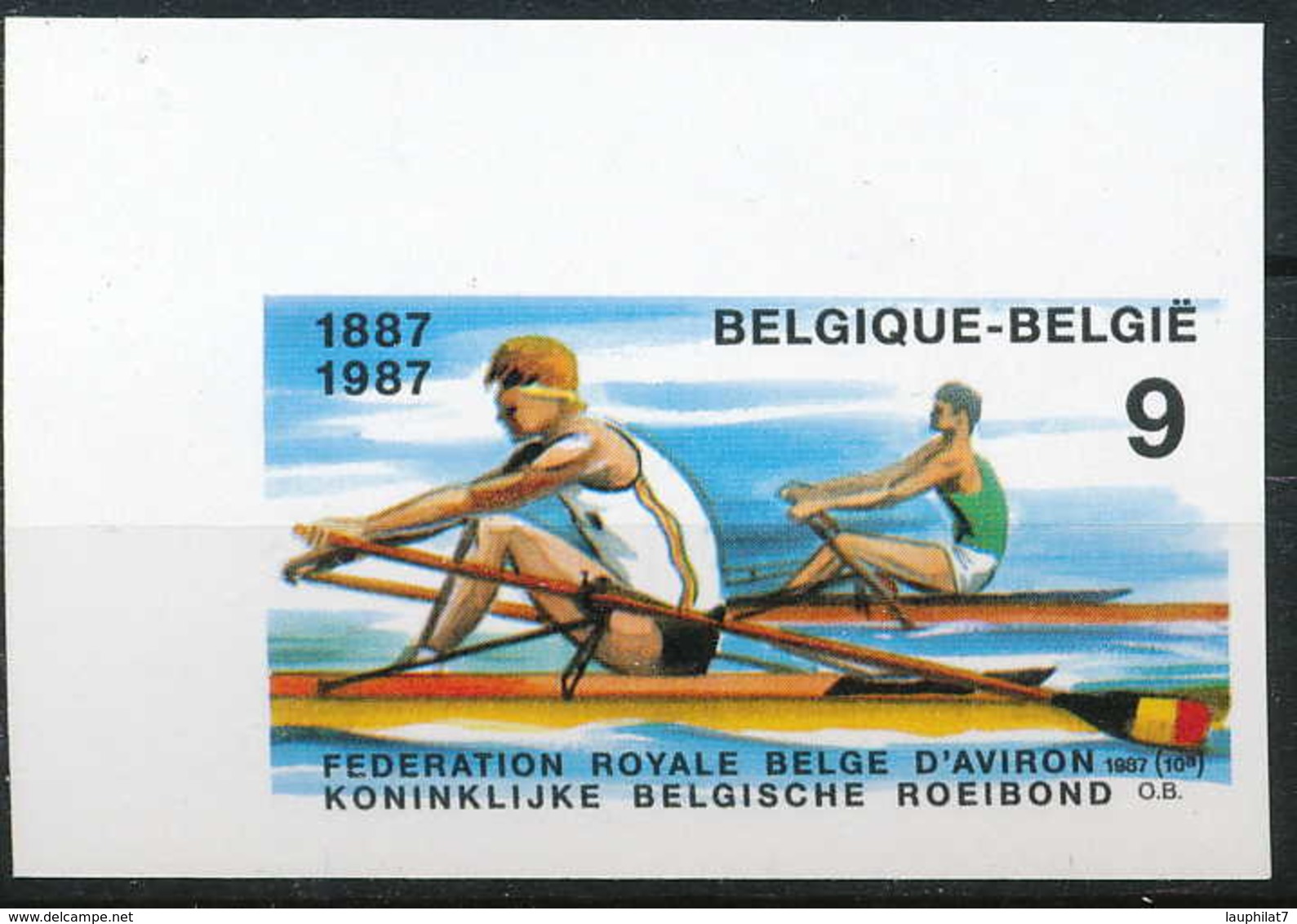 [53864]SUP//ND/Imperf-N° 2259, Sport. 100e Anniversaire De La Fédération Royale Belge D'aviron. Avec Cdf. - Other & Unclassified