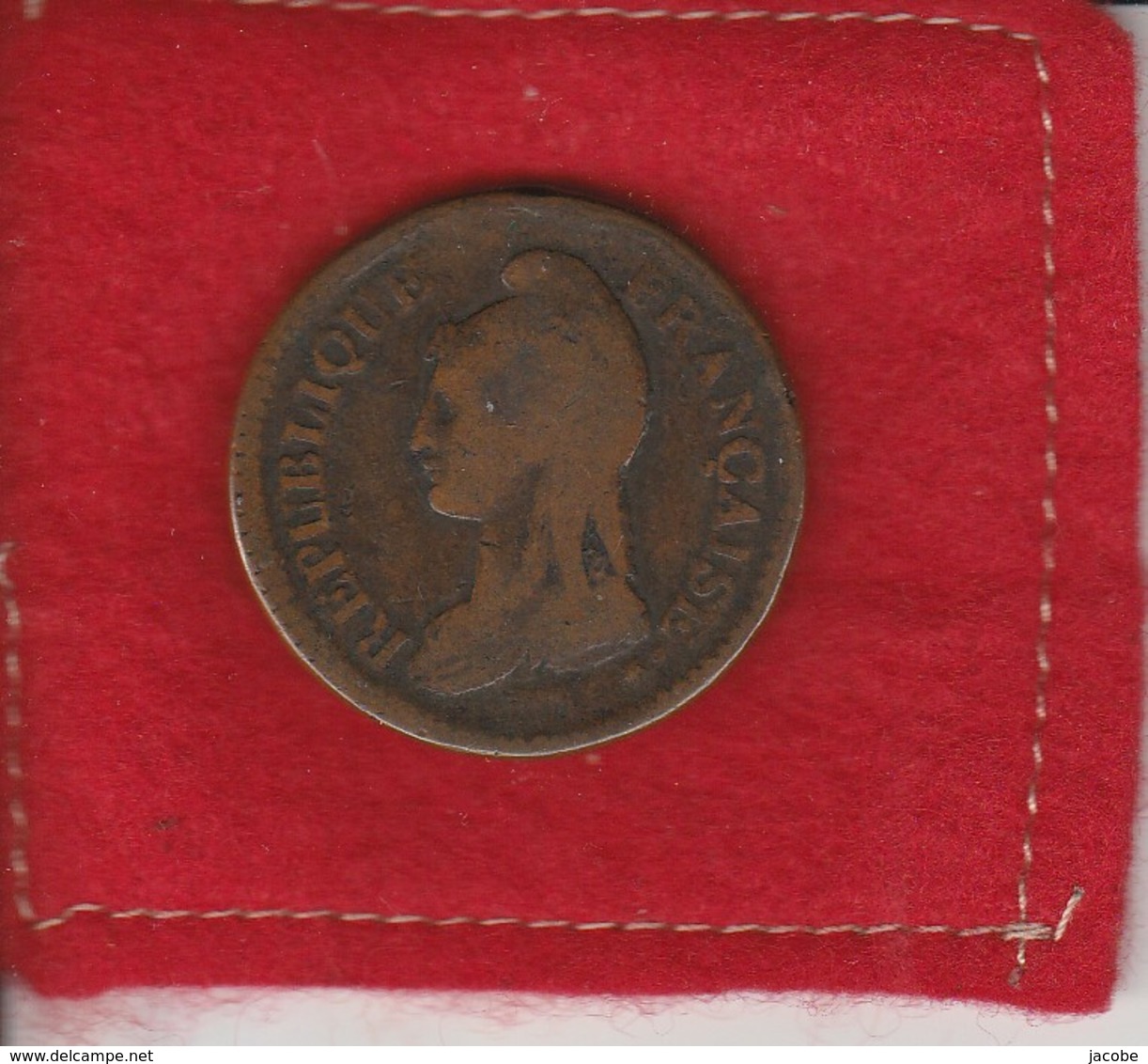 Type Dupré ... Un Décime -  L'AN 5  B ..  Rouen ..Type Définitif  Bronze - 1795-1799 Direktorium