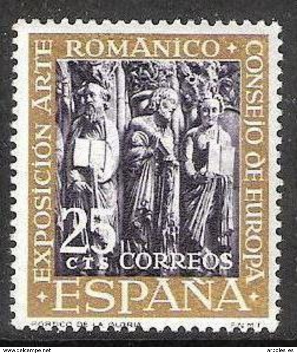 ARTE ROMANICO - AÑO 1961 - Nº EDIFIL 1365ida - NUEVO - VARIEDAD - Plaatfouten & Curiosa