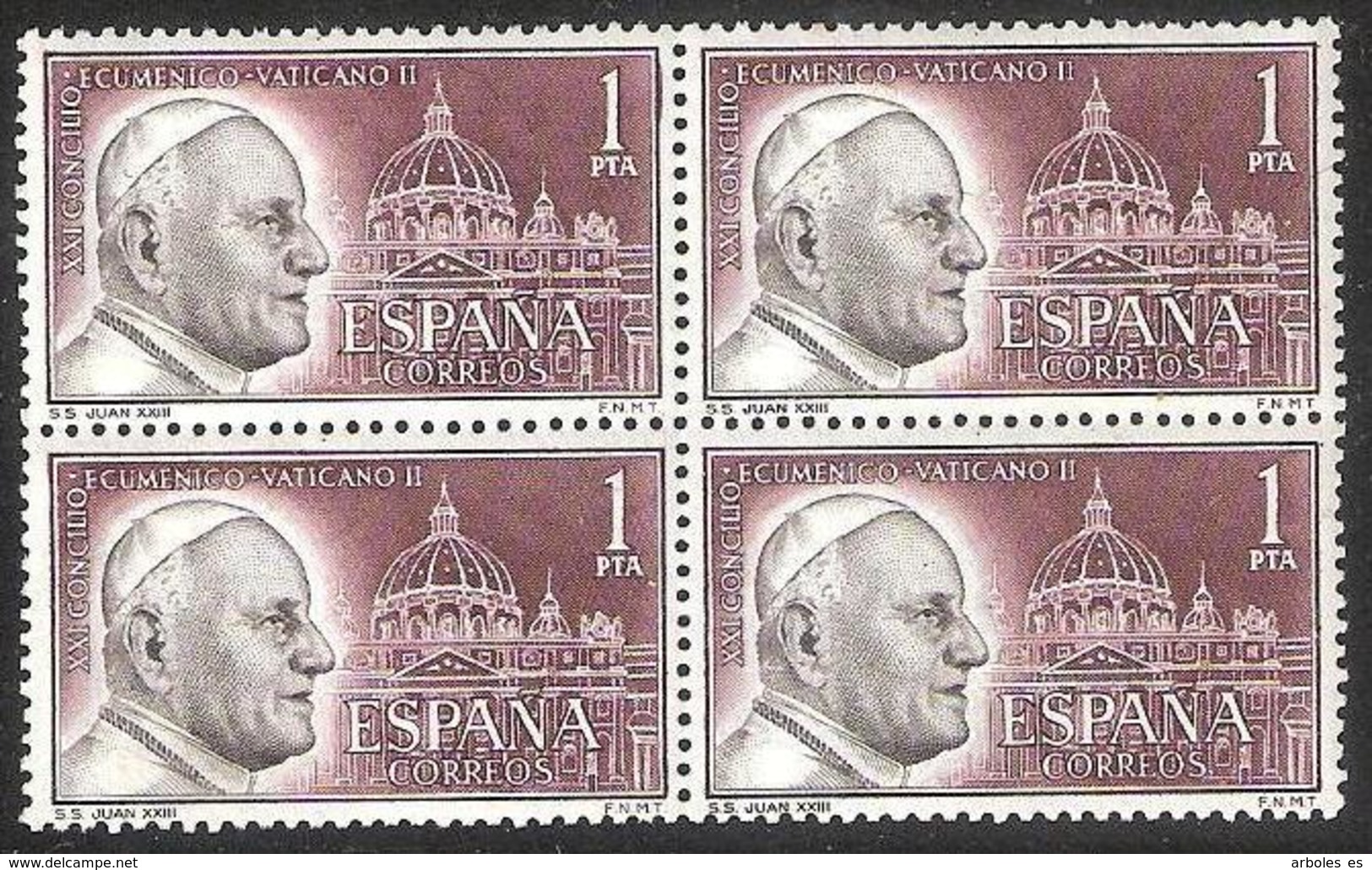 CONCILIO VATICANO - AÑO 1962 - Nº EDIFIL 1480itb - VARIEDAD - Variedades & Curiosidades