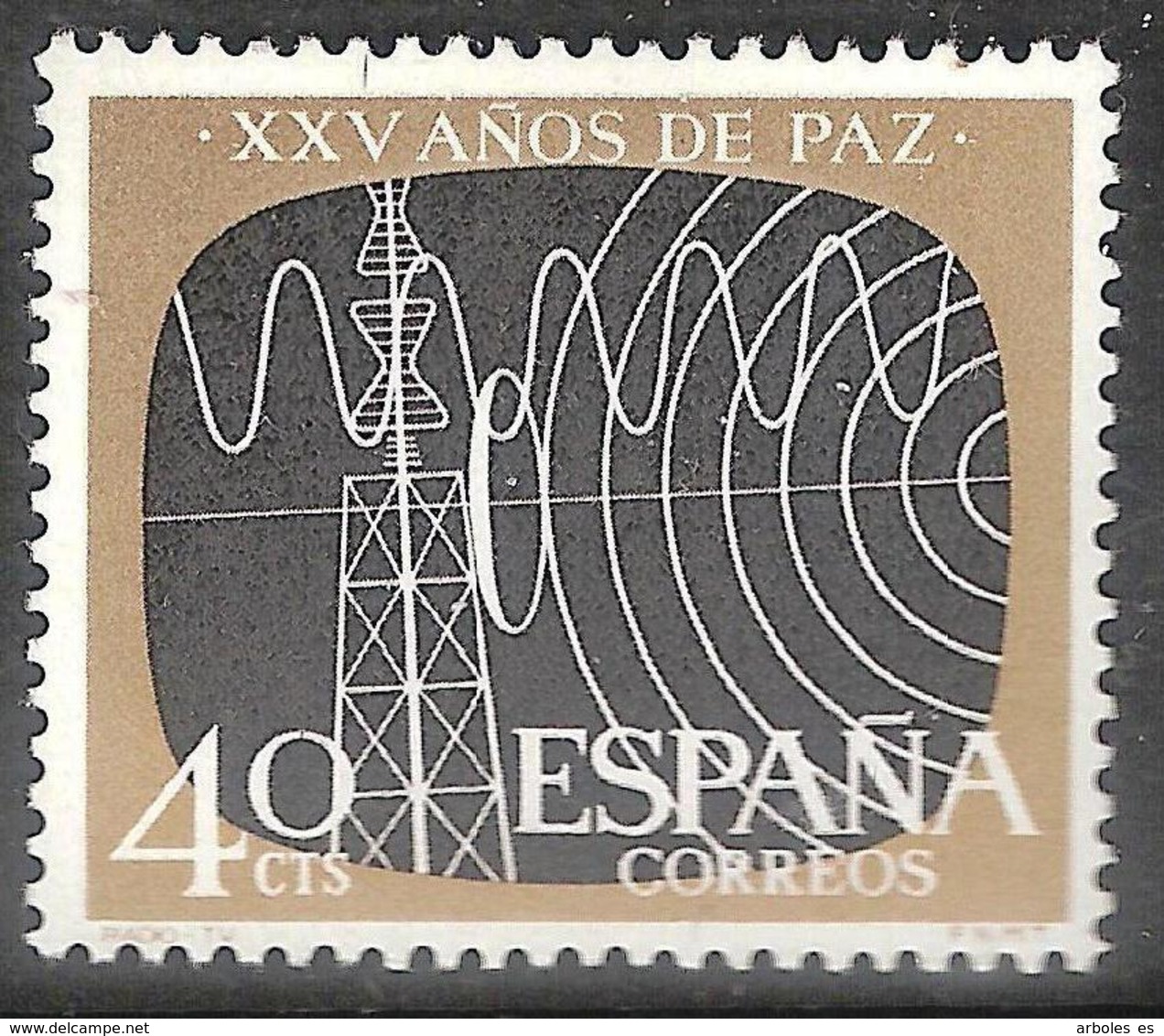 XXV AÑOS DE PAZ - AÑO 1964 - Nº EDIFIL 1578ita - VARIEDAD - Variedades & Curiosidades