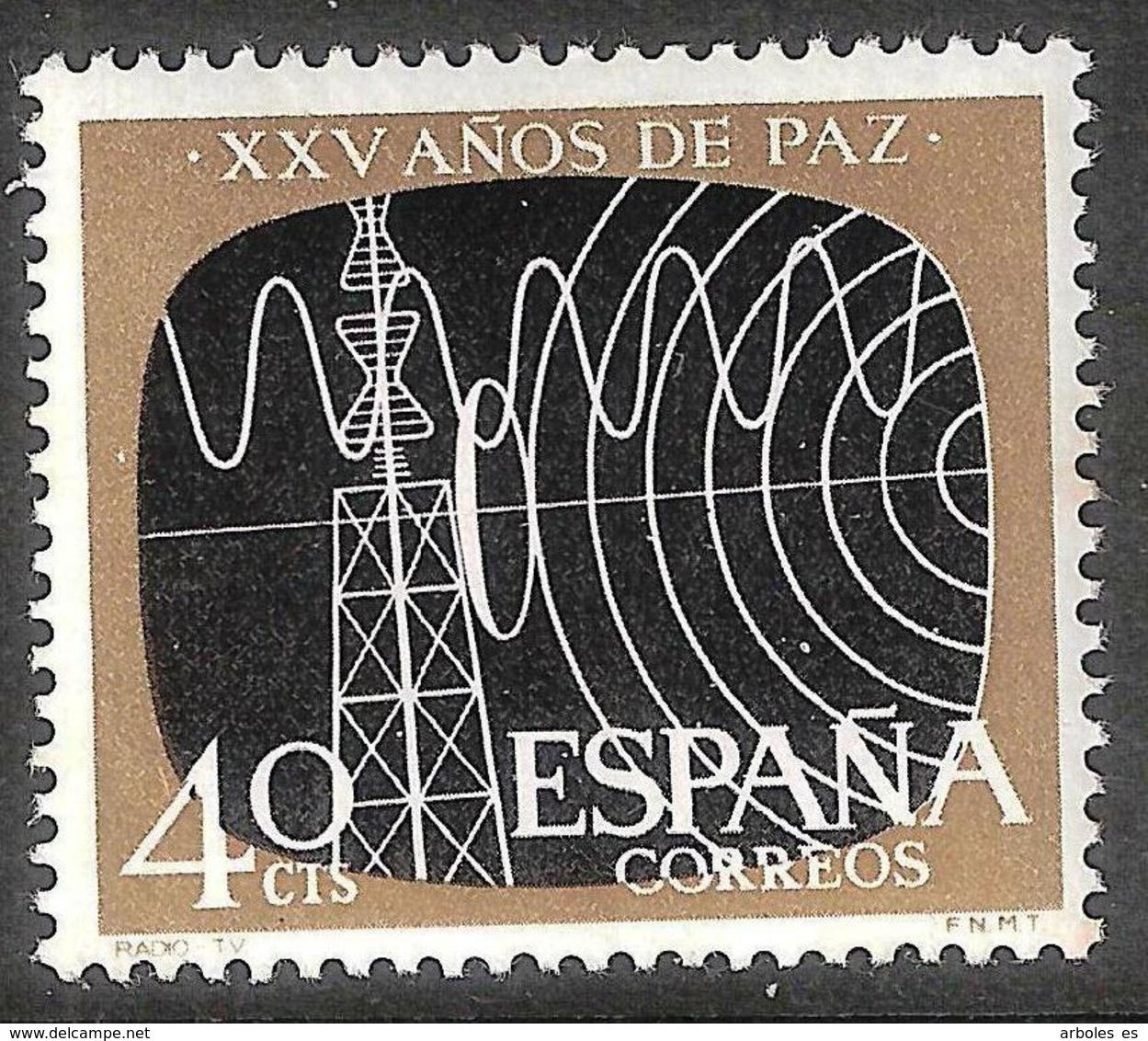 XXV AÑOS DE PAZ - AÑO 1964 - Nº EDIFIL 1578itc - VARIEDAD - Variedades & Curiosidades