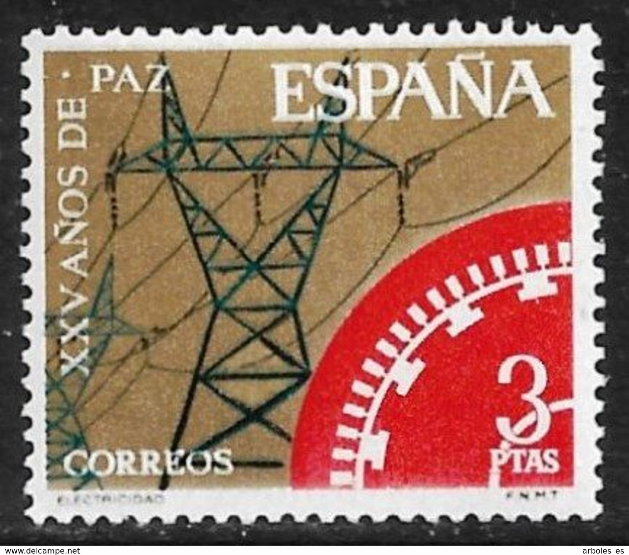 XXV AÑOS DE PAZ - AÑO 1964 - Nº EDIFIL 1586cc - VARIEDAD - Variedades & Curiosidades