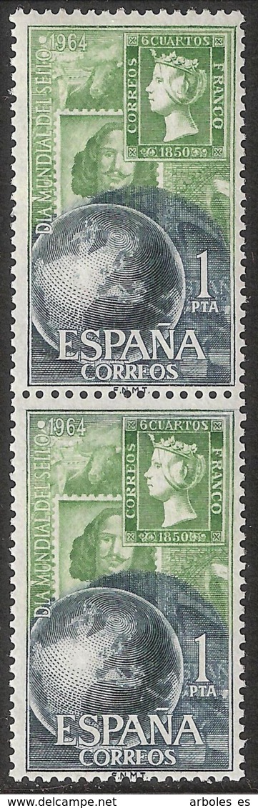 DIA MUNDIAL SELLO - AÑO 1964 - Nº EDIFIL 1596aa - VARIEDAD - Variedades & Curiosidades