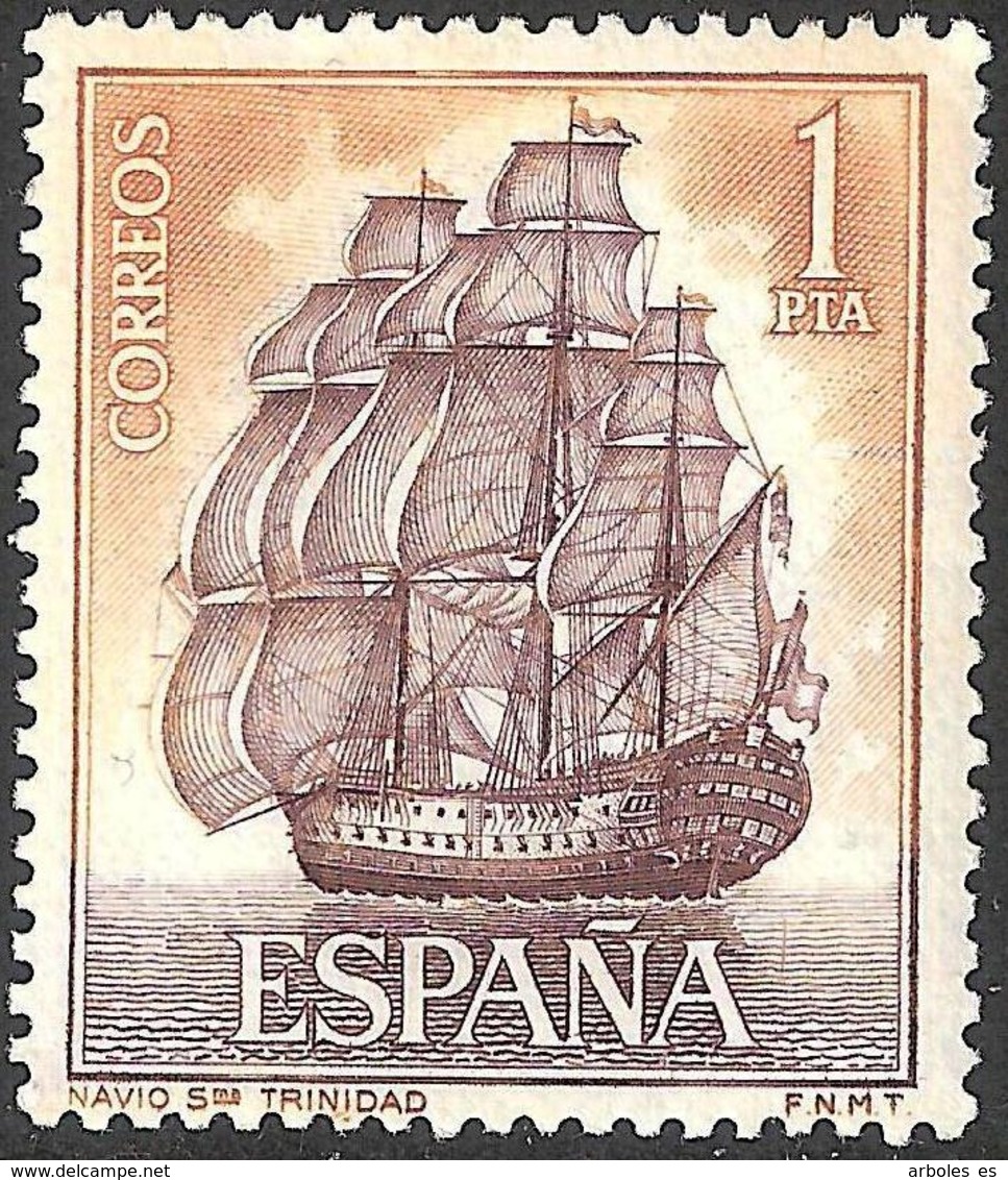 MARINA ESPAÑOLA - AÑO 1964 - Nº EDIFIL 1605a - VARIEDAD - Variedades & Curiosidades