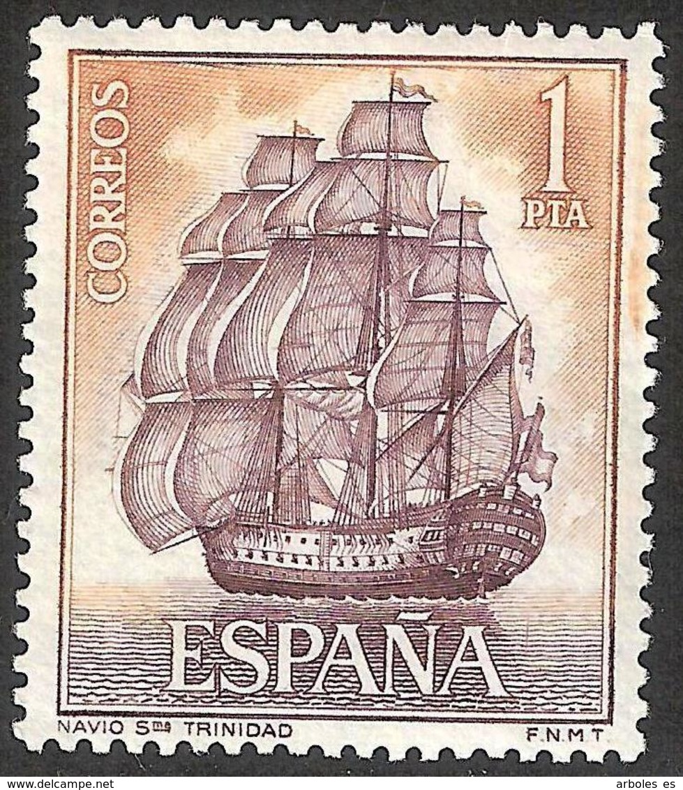 MARINA ESPAÑOLA - AÑO 1964 - Nº EDIFIL 1605b - VARIEDAD - Variedades & Curiosidades