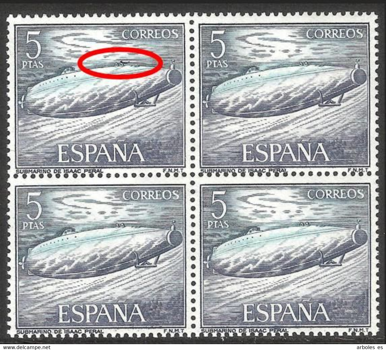 MARINA ESPAÑOLA - AÑO 1964 - Nº EDIFIL 1610it - VARIEDAD - Variedades & Curiosidades