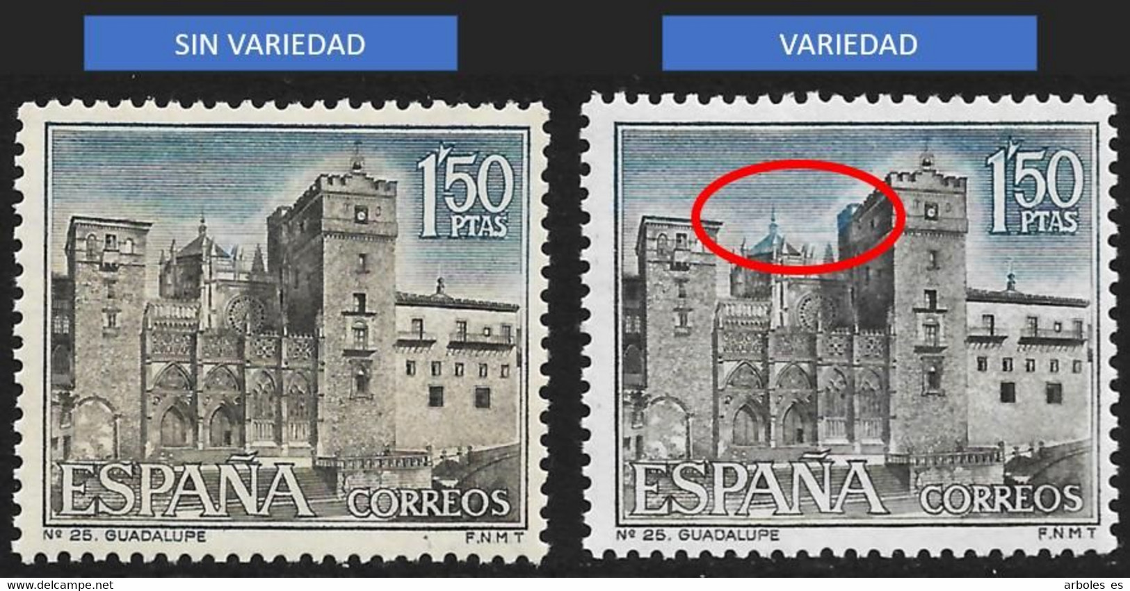 SERIE TURISTICA - AÑO 1966 - Nº EDIFIL 1732cd - VARIEDAD - Variedades & Curiosidades